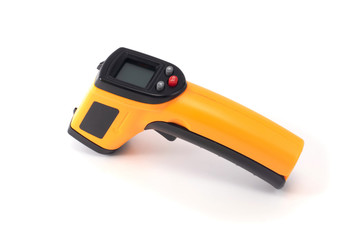 IR thermometer pyrometer orange © andRiU