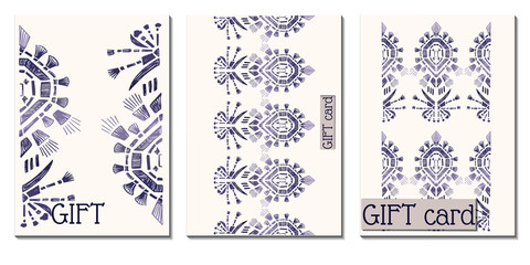 Cover royal greeting design. Modern template with ikat ornament for wedding design or greeting card any purpose.