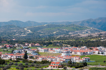 Obraz premium Green spring on Cyprus Island