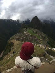 マチュピチュを眺める
Look at machupicchu