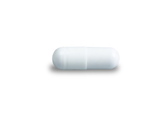 medicine capsule pill object produce phamaceutical isolate on white background clipping path