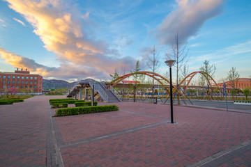 bridge over the river