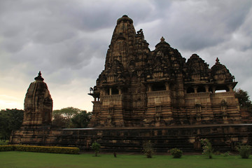 Fototapeta na wymiar One of the famous temple in khajuraho, India