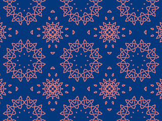  Pattern Background with Blue Texture