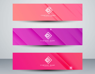 Fototapeta premium Business Banner Template Modern Design