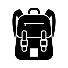 school bag - education icon vector design template