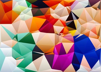 Obraz premium Abstract Colorful Geometrical Artwork,Abstract Graphical Art Background Texture,Modern Conceptual Art