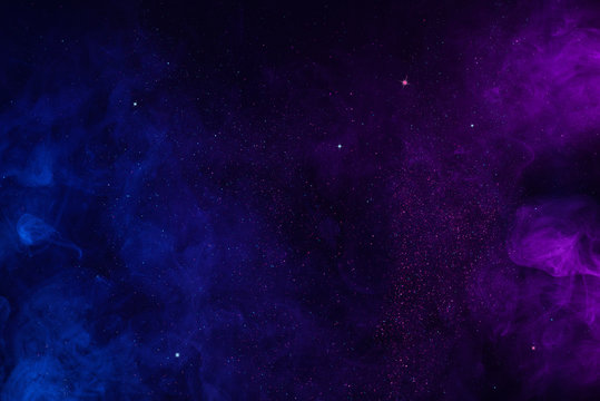 Cosmic galaxy outer space abstract background concept