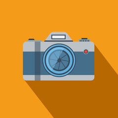 flat icon photo camera vector eps 10 design