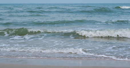 Water and waves sea landscape