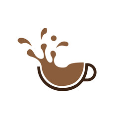 coffee logo design template vector