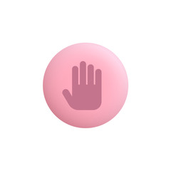 Hand -  Modern App Button