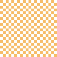 市松模様　オレンジ　S　5