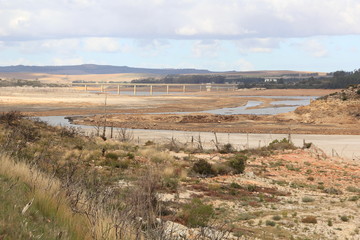 Drought, Theewaterskloof Dam, Western Cape