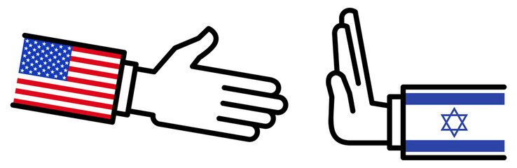 USA ISRAEL refuse handshake trade agreement objection