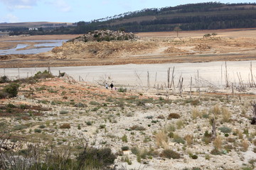 Drought, Theewaterskloof Dam, Western Cape