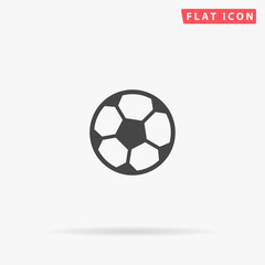 Obraz premium Soccer Ball flat vector icon