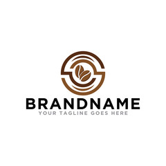 Coffee logo icon vector. Cafe logo design on trendy logo. Modern design coffee shop logo template.