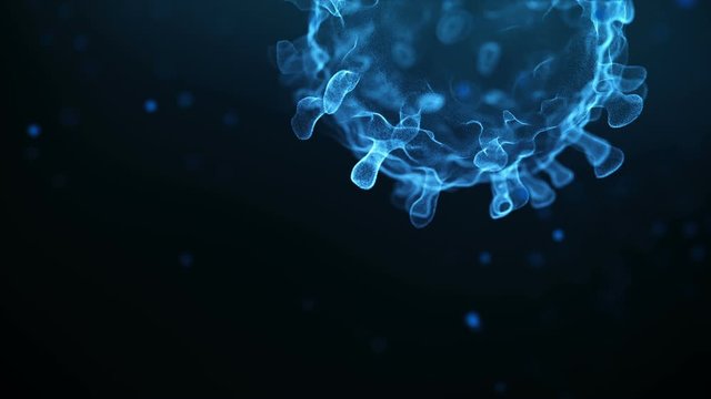 Coronavirus 2019-nCoV in electrone microscope