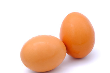 chicken egg isolated on white background
