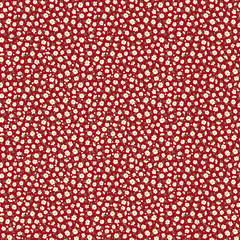 Seamless pattern of beautiful little flowers and plants,