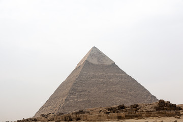 Plakat View of Great Pyramids of Giza