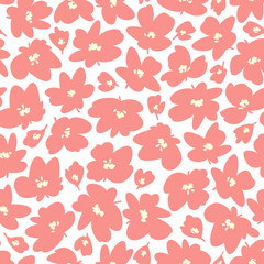 Flower vector illustration material abstract beautifully,