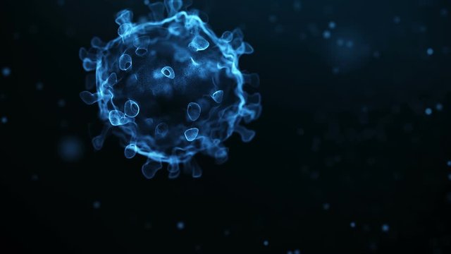 Coronavirus 2019-nCoV in electrone microscope