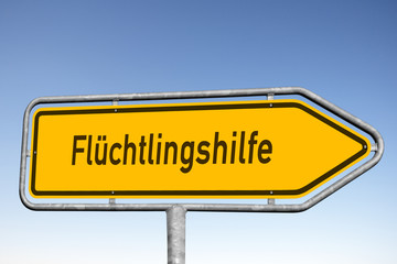 Wegweiser, Flüchtlingshilfe