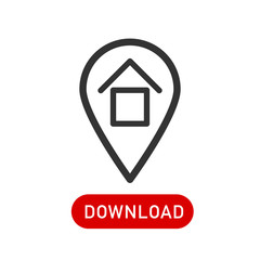 Location icon vector.