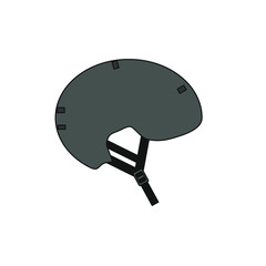 helmet for bmx bike riding on white background
