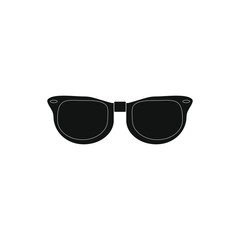 80s sunglasses on white background vector