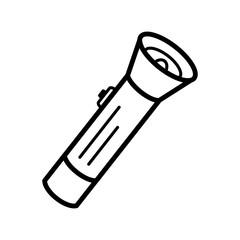 flashlight icon design, flat style trendy collection