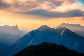 Sundance Peak - Banff National Park Canada - obrazy, fototapety, plakaty