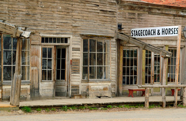 Old Virginia City Ghost Town , Montana , USA