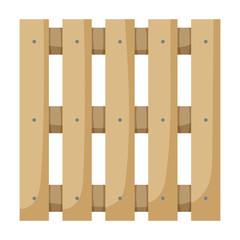 Wooden pallet vector icon.Cartoon vector icon isolated on white background wooden pallet.
