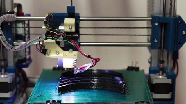 DIY fighting with SARS-CoV-2/Coronavirus and COVID-19 desease: 3D printer is printing plastic parts of medical protective shields