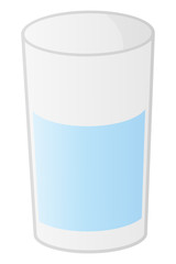 コップに入った水