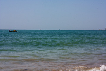 Fototapeta na wymiar Tushan Beach, Hawks Bay, Karachi, Pakistan 