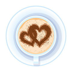 Coffee vector icon.Cartoon vector icon isolated on white background coffee.