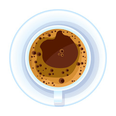 Coffee vector icon.Cartoon vector icon isolated on white background coffee.