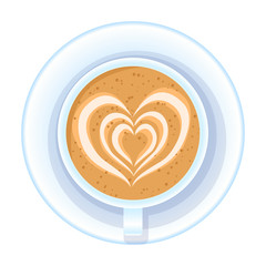 Coffee vector icon.Cartoon vector icon isolated on white background coffee.