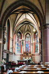 Fototapeta na wymiar wunderschöne Hochzeitskirche