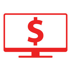 Dollar und Monitor