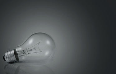 light bulb on dark background, concept of creativity.Business idea, creativity or thinking about product and service