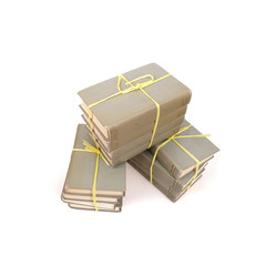 Stack of books isolated on a white background