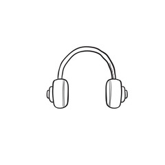 headphones icon line