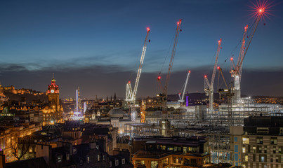 Fototapeta premium Edinburgh in the night