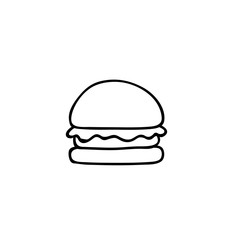 burger icon vector