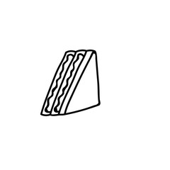 sandwich icon vector